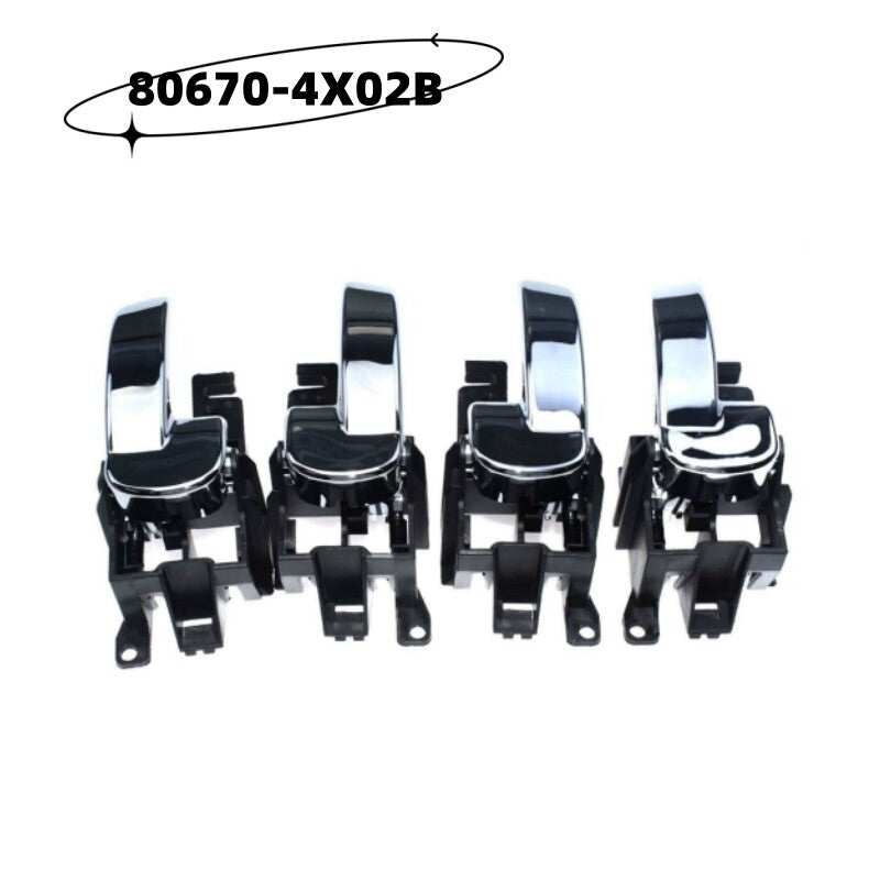 4-piece interior door handle set for Pathfinder R51 Navara 2005-2009- n