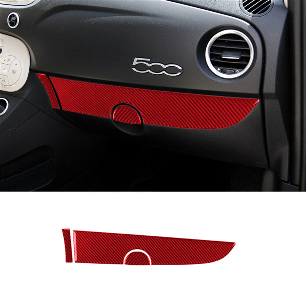 8Pcs Red Center Vent Trim 2WD Carbon Fiber For Tacoma 2012-2015 Type-A v
