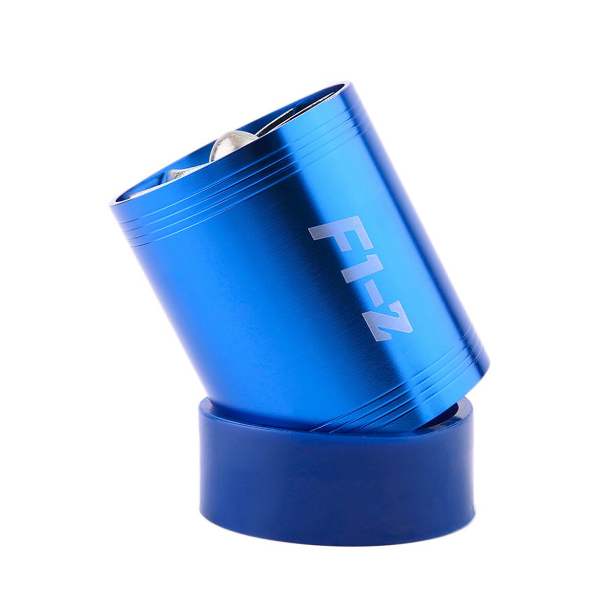 Car Turbine Air Intake Fuel Gas Saver Double Fan System Turbo 2.5-3.0 Blue