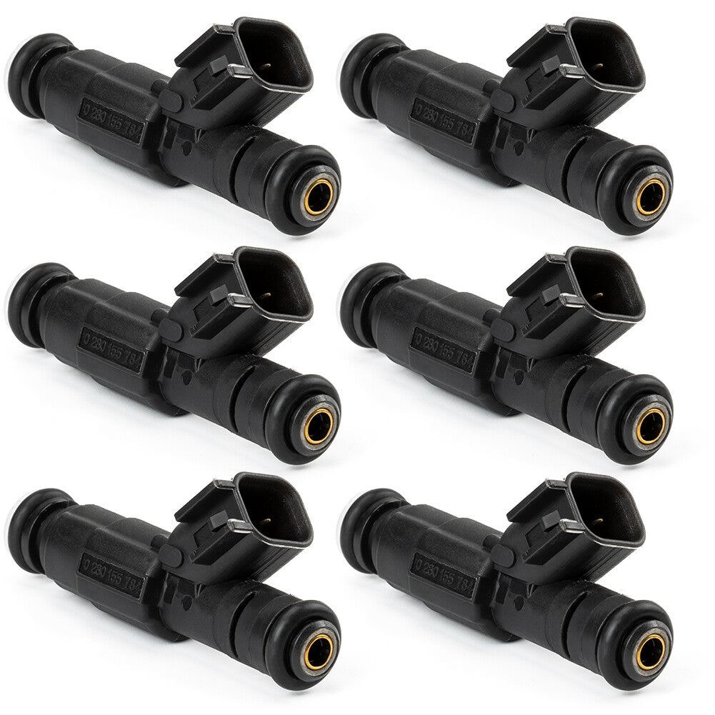 6-piece upgraded fuel injector kit for 87-97 for Jeep Cherokee Comanche for Wrangler 4.0L L6- n