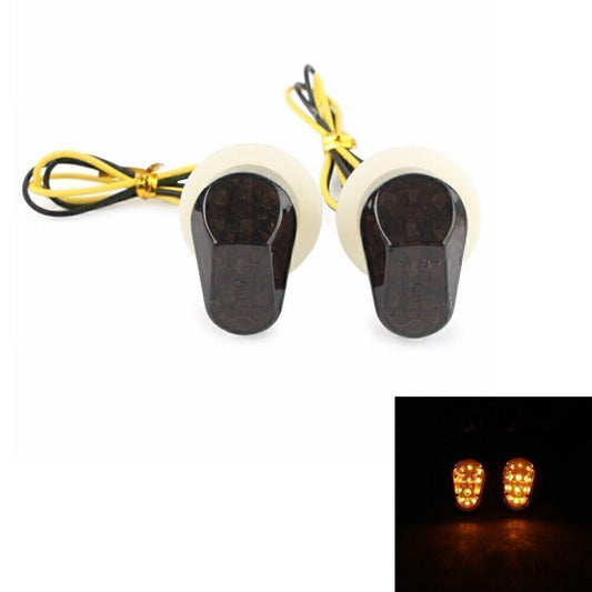 for Yamaha FZ6R FZ1 YZF R1 R6 R6S FZ09 2x LED Turn Signal Blinker Light Motor Q