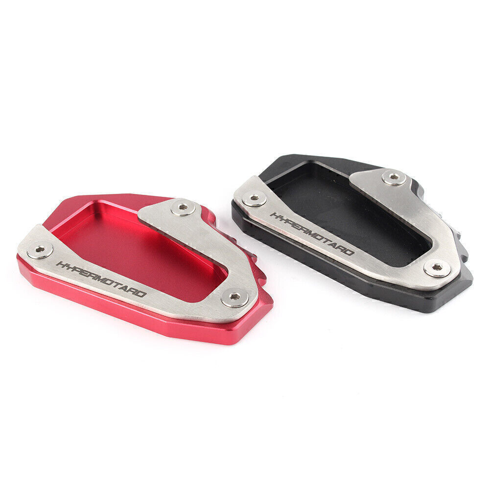 1x Side Kick Stand Extension Plate Pad Fit for DUCATI Hypermotard 821 2013-2017 Q