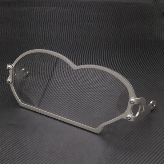 Silver Headlight Protector Guard Clear Lens Cover for BMW R1200GS R1200GS 04-12 Q