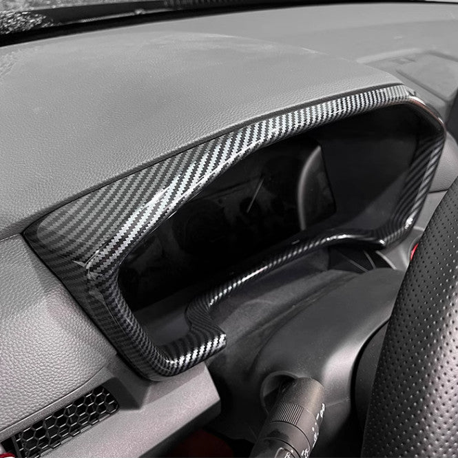 Carbon fiber ABS Dashboard decor frame Trim For 2023 2024 for Honda CRV CR-V