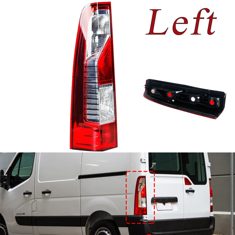 Left Rear Tail Light Cover for Renault Master FV Van JV Bus 2010-2024