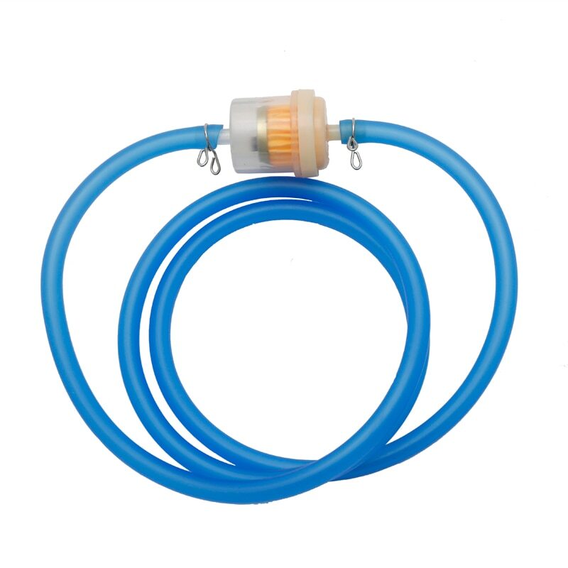 8mm Motorcycle Fuel Filter Gasoline Filters + Petrol Fuel Line Hose + Clips Bike
