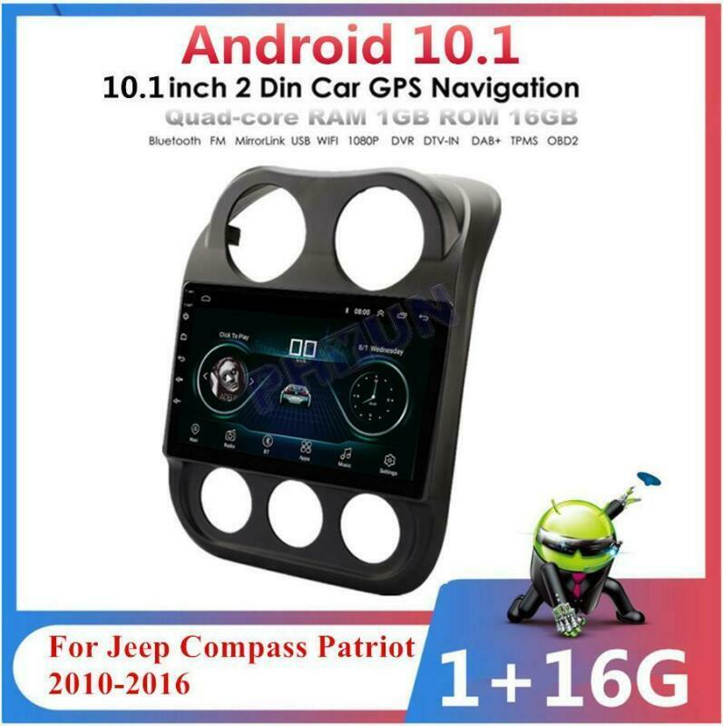 GPS Head Unit 16G for 10-16 for Jeep Patriot Compass 10.1-inch Android 10.1 Stereo Radio - n