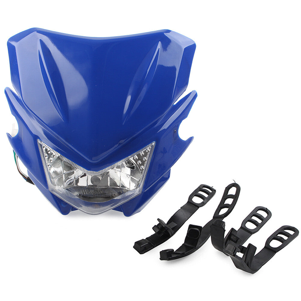 Verkleidungsscheinwerfer Scheinwerfer Hi / Lo Blau f¨¹r Street Fighter Dirt Bike
