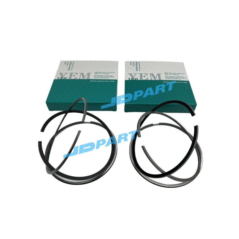 2-piece 2KC1 piston ring set for Isuzu diesel engine parts -