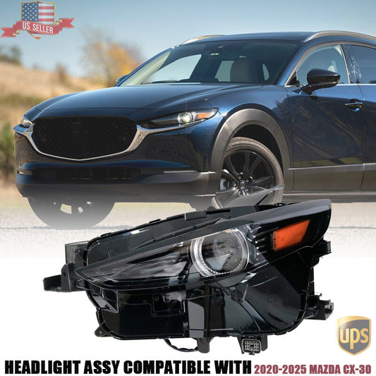 Left Driver Side LED Headlight Assy w/AFS DGJ151040 For 2020-2025 for MAZDA CX-30