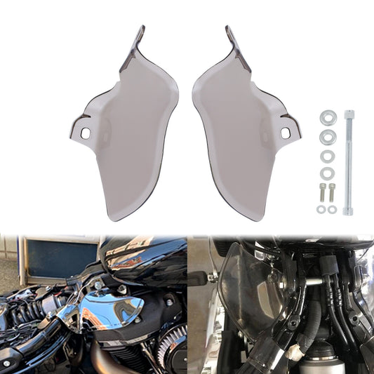 Smoke Saddle Heat Shield Air Deflectors Fit for Harley Softail Slim 2018-2023