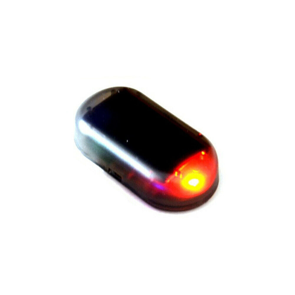Fake Solar Simulation Anti-Theft Car Alarm Light Flash Red Security System G