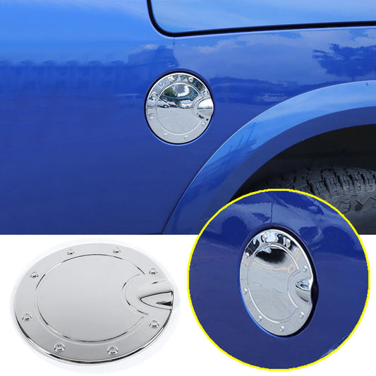 For 2011-2022 for Dodge for RAM 3500 Chrome Exterior Fuel Filler Gas Cap Trim Ring Cover v