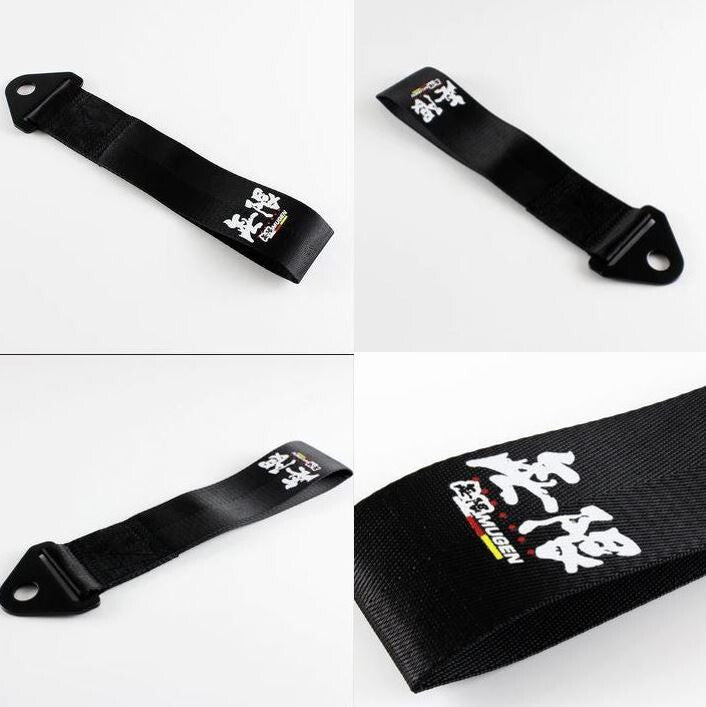 Car keychain/key ring, black and gold horseshoe buckle accessory for Audi A7