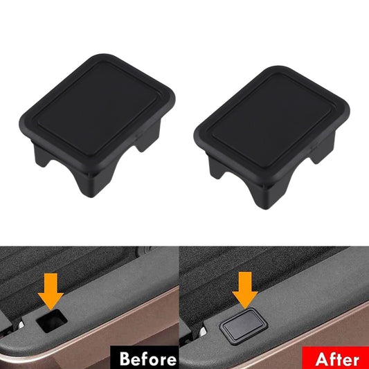 2Pcs Truck Bed Rail Stake Pocket Cover Cap Hole Plug for Dodge for RAM 1500 2500