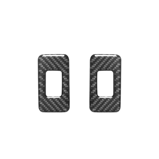 2x Carbon Fiber Rear Door Switch Trim for Land Rover Discovery Sport 15-2019 New n