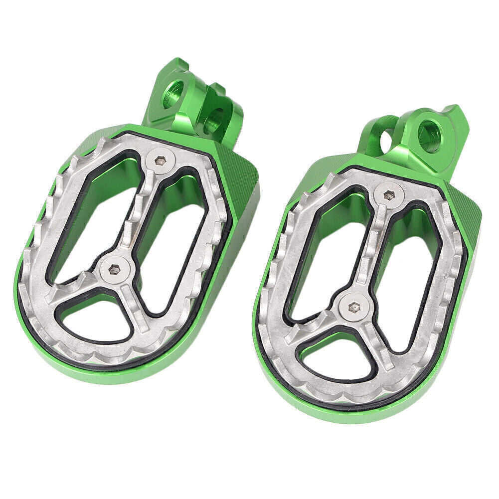 Green Racing Footpegs for Suzuki RMZ250 RMZ450 2010 2011 2012 2013 2014 2015 Q