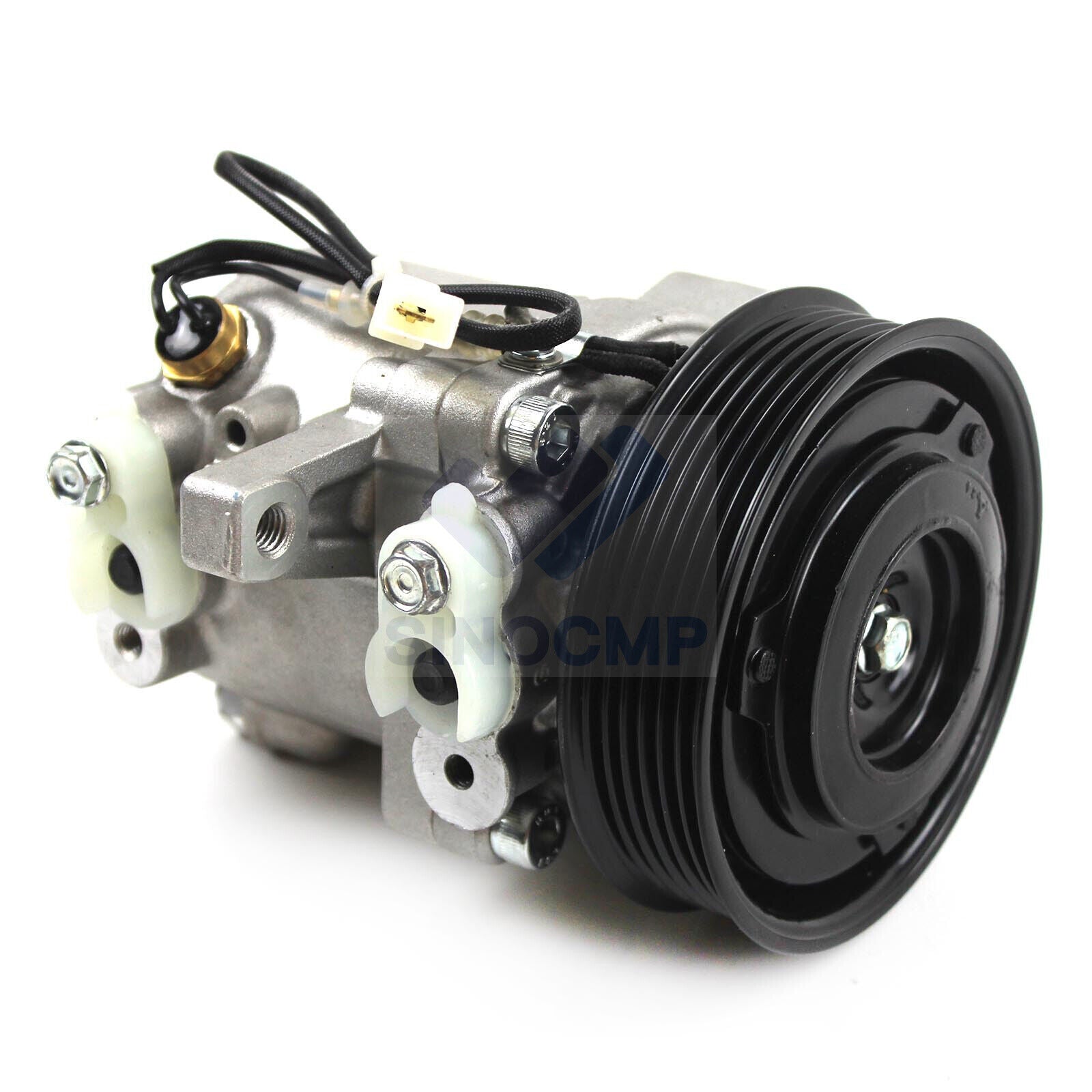 6PK Air AC Compressor 3P999-00620 447280-3080 for Kubota M135GX GXDTC M126 SVO7E