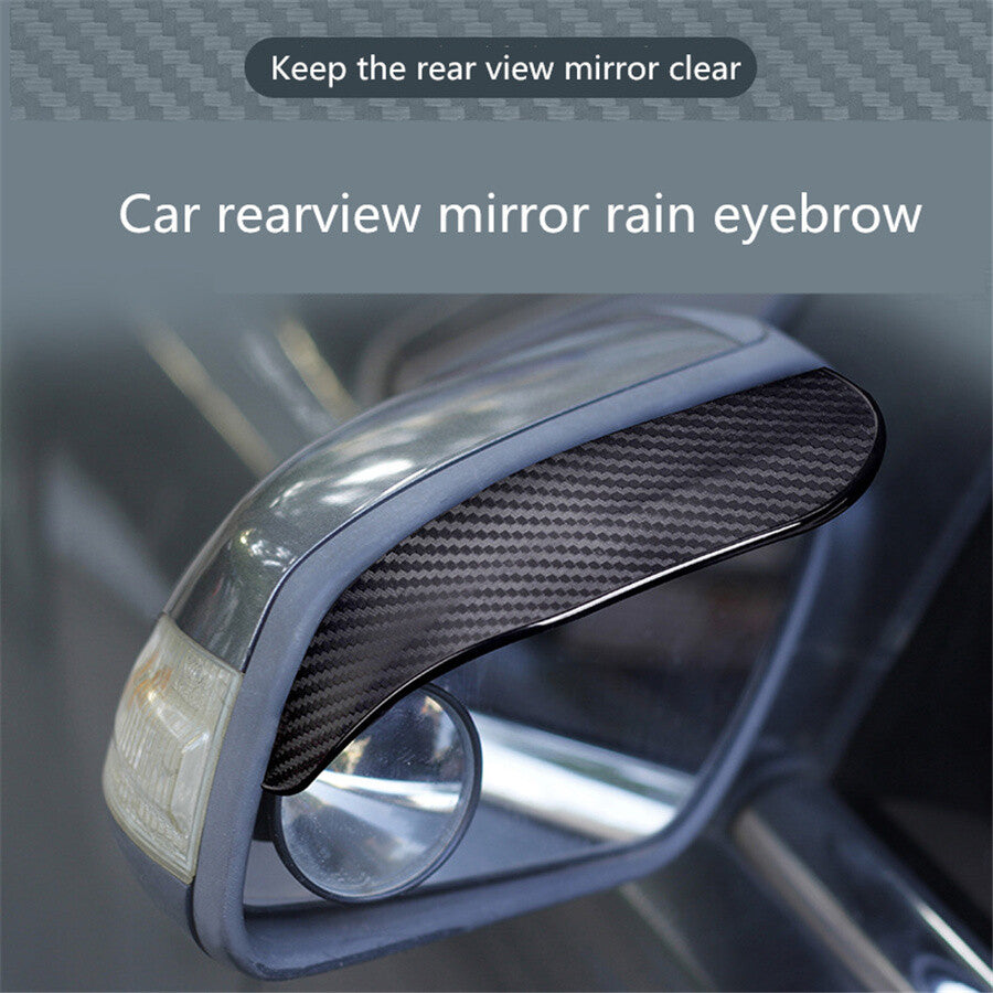 2 Piece Car Mirror Rain Visor Eyebrow Guard Sun Visor Accessories Fit For Auto