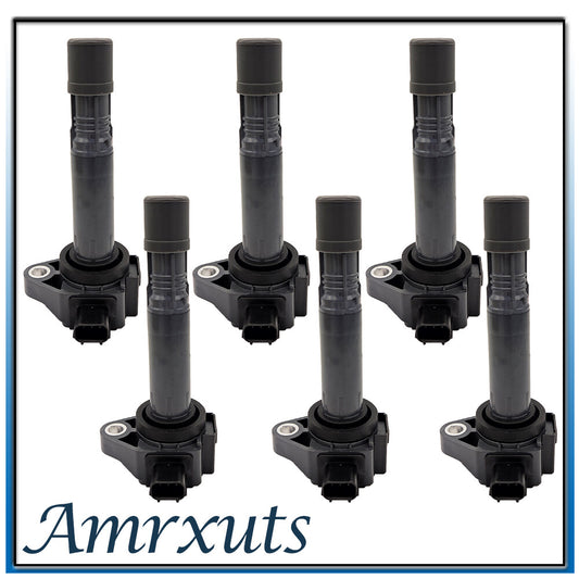 6 Ignition Coils 30520-5G0-A01 for Honda Accord, Odyssey, Pilot, for Acura MDX, for RDX , TLX n