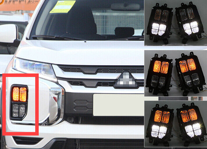 right+left Fog Light Front Bumper Light for Mitsubishi Outlander Sport/ASX 2021