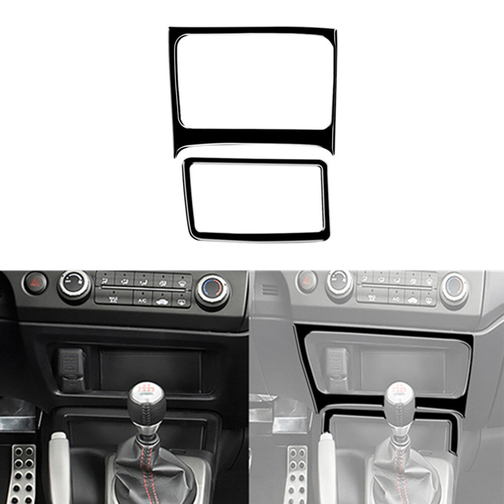 Carbon Fiber Gear Shift Panel Frame Cover Trim For Matrix 2009-2014 v