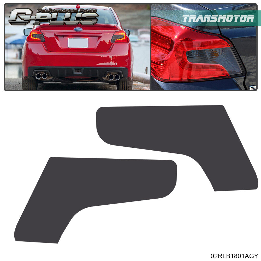 Suitable for 2015-2020 for Subaru WRX/WRX STI taillights with pre-cut film overlay in gray-toned tint. Q