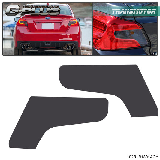 Suitable for 2015-2020 for Subaru WRX/WRX STI taillights with pre-cut film overlay in gray-toned tint. Q