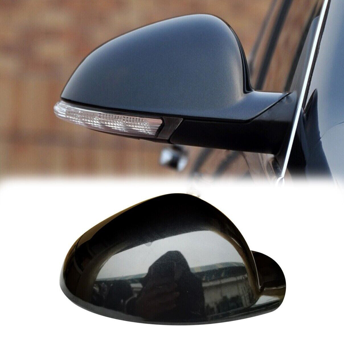 Gray Right Passenger Side Car Rearview Mirror Cap Cover for Buick Regal 2010-15