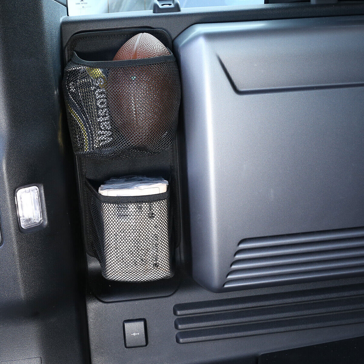 for Land Rover for Defender 2020-2025 Tailgate Trunk Side Storage Mesh Pocket 1X