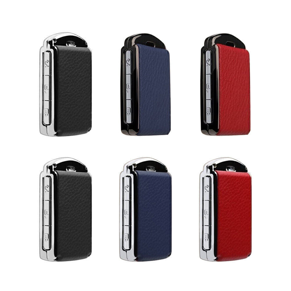 Leather Car Key Case Cover Shell Fit for Volvo XC60 XC40 S90 XC90 V90 2018-2020 Q