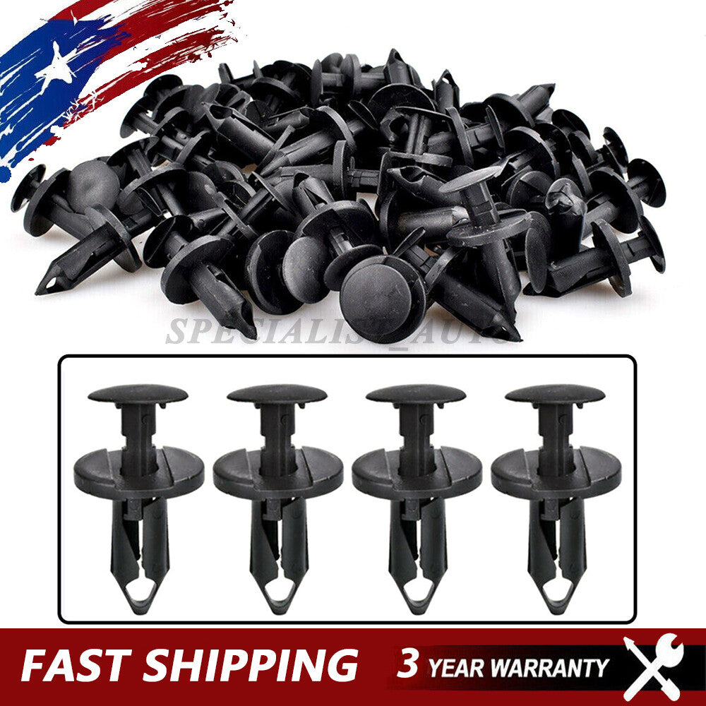 100 Fender Bumper Rivet Clips for Jeep Grand Cherokee Commander Liberty for Wrangler