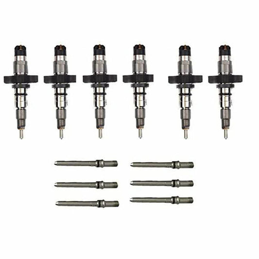 6X Fuel Injector 0986435503 0445120255 for 2003-2004 for Dodge for Ram 2500/3500