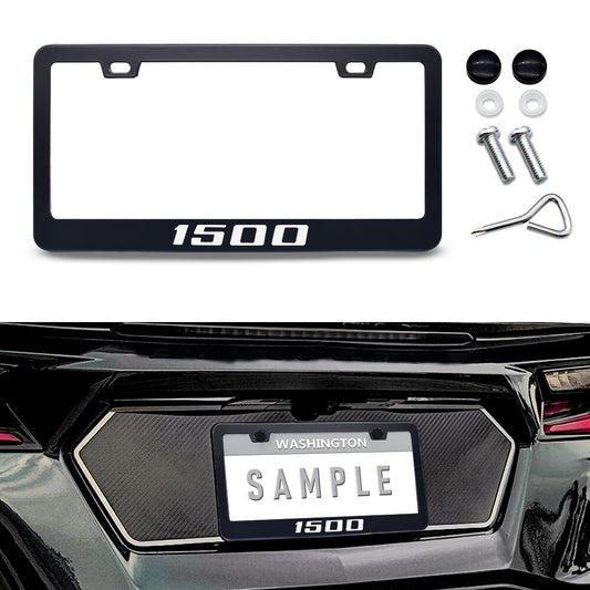for Dodge for Ram 1500 Cab Accessories Metal License Plate Frame Black Cover