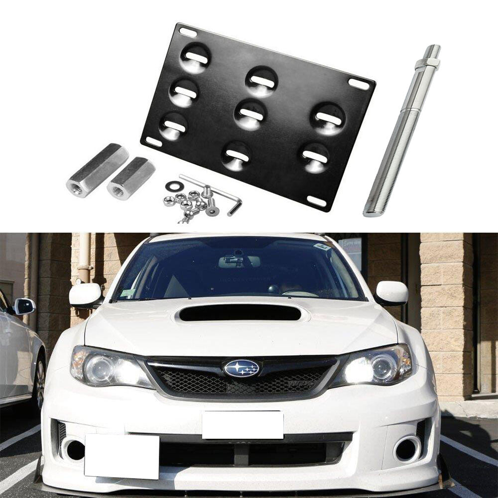 Tow Hook License Plate Mounting Bracket Holder for Subaru for Impreza WRX STI XV