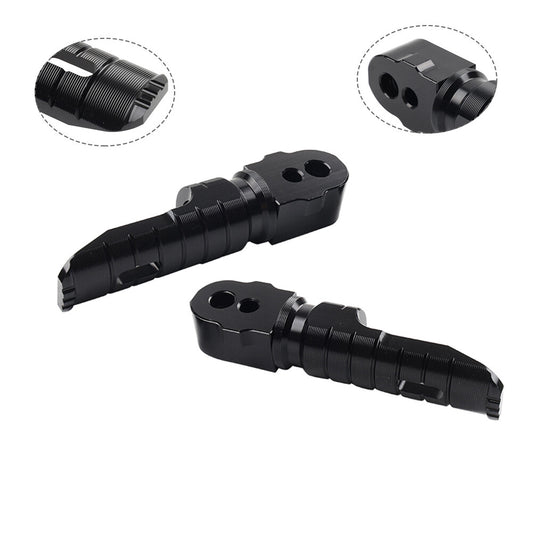 Black Rear Footrests Passenger Foot Peg For Peugeo Speedfight 4 50 125 150 Q