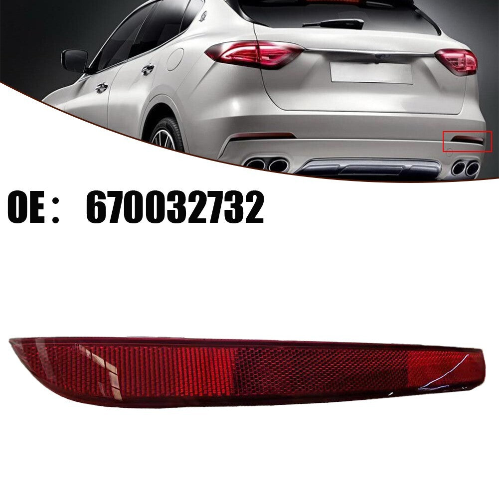 for Maserati for Levante 2017-2020 Car Rear Bumper Lights Reflector Fog Lamp Part v