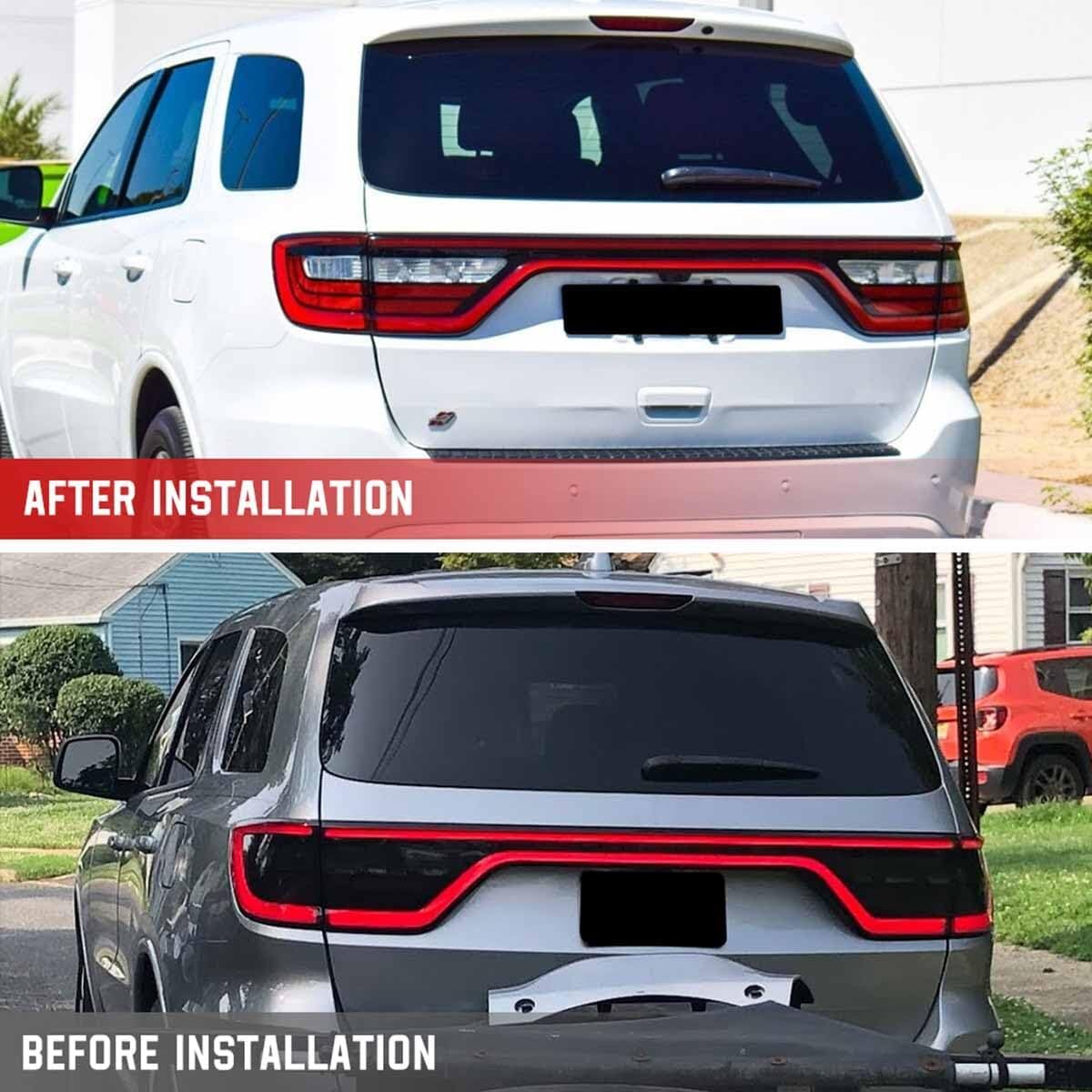 Camera Hole LED Tail Light Lamp Liftgate For 2014-2022 for Dodge Durango 68453659AA n