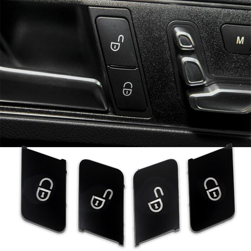 Car Door Lock Unlock Switch Button Cover Trim fit for Mercedes Benz Class W212 W204