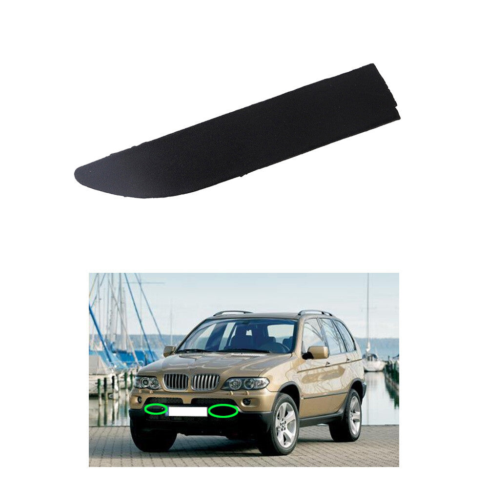 Unpainted Front Left Side Bumper Tow Eye Hook Cover Fit For 2000-2003 for BMW for X5 E53 Q