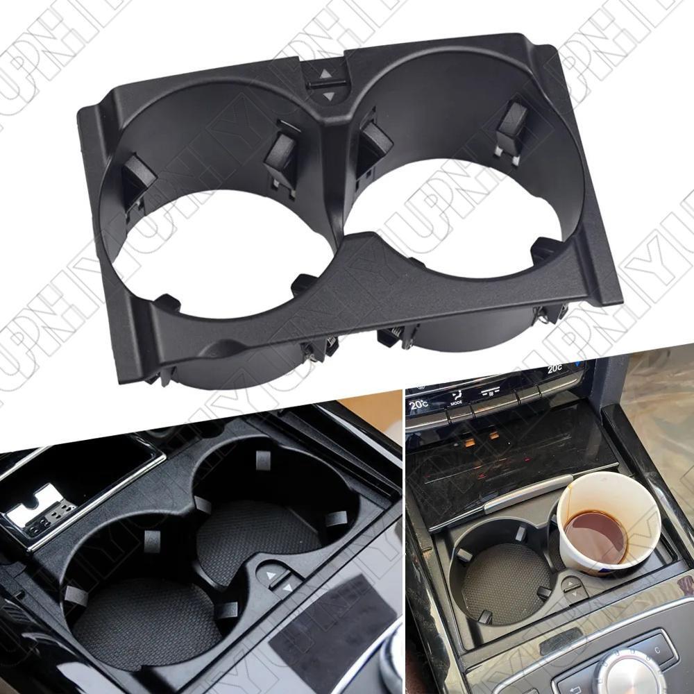 Center Console Drinks Cup Holder Black for Mercedes W212 E-Class E350 E550 E400 Q
