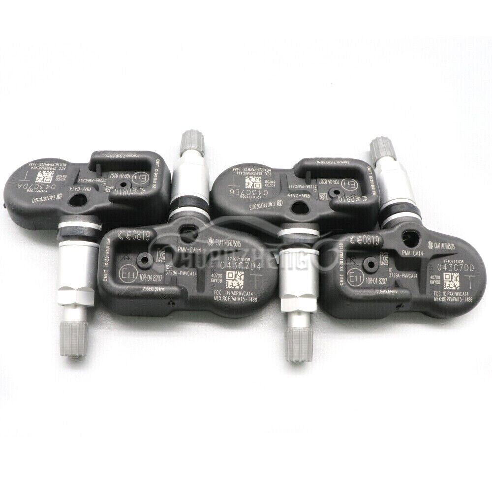 New TPMS tire pressure sensors (4x) for Titan XD 16-21 40700-EZ00A 433MHz. v