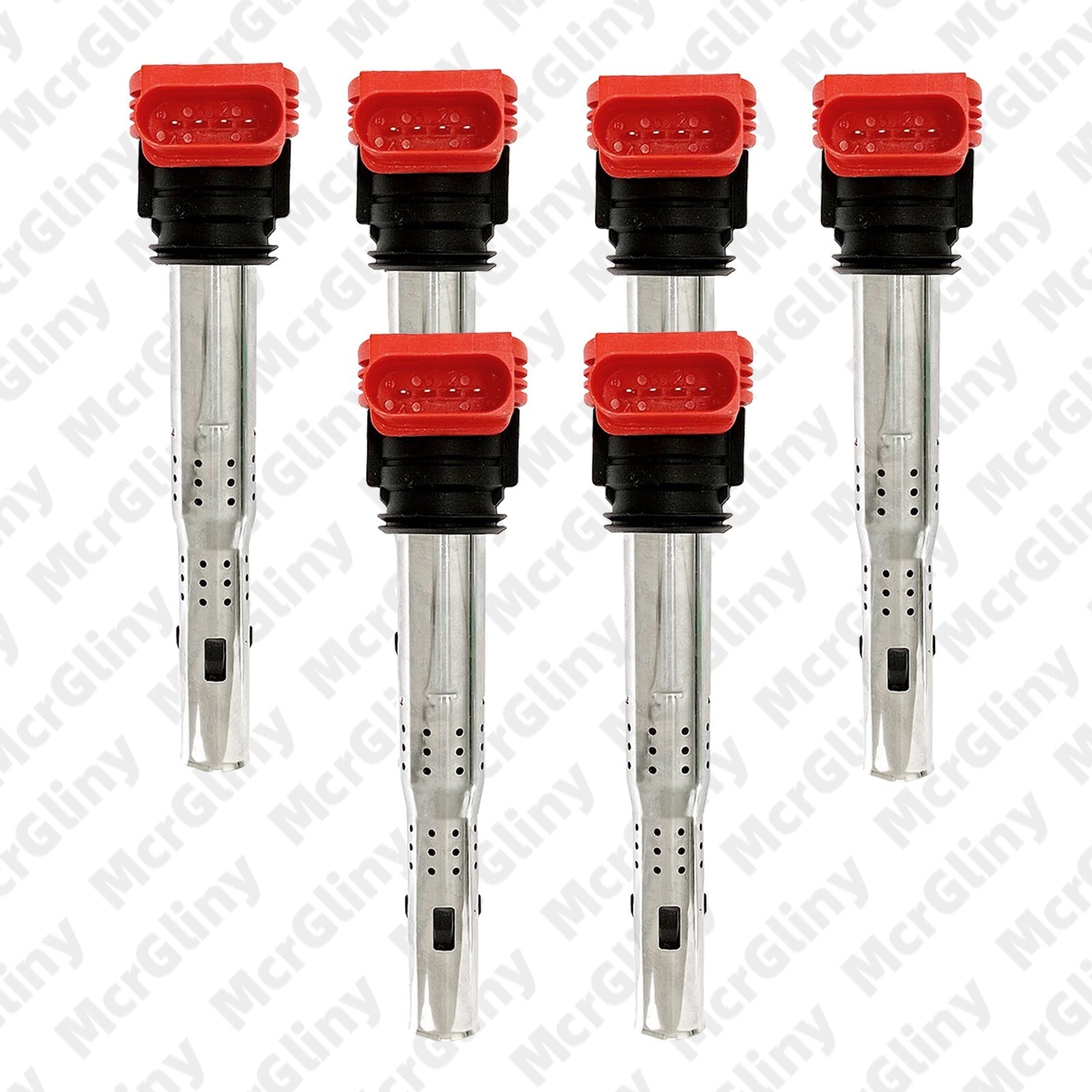 6 Ignition Coils 06E905115F suitable for Touareg, for Audi A4, A5, A6, A7, for A8 , Q5, Q7, R8 n