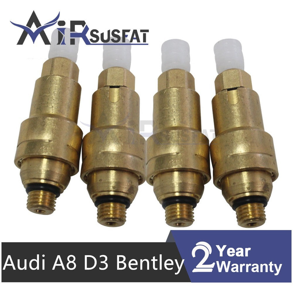 4x Front Rear Air Suspension for Audi for A8 D3 for Bentley for VW Phaeton Residual Valves