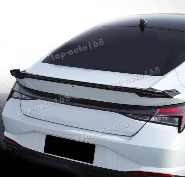 ABS Glossy Black Rear Tail Trunk Spoiler Wing Lip for Hyundai for Elantra 2021-22