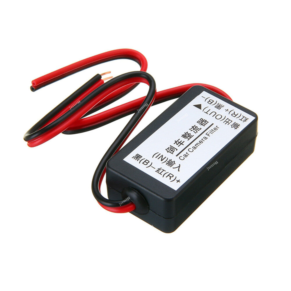 12V Power Relay Capacitor Filter Rectifier Fit For Car Rear View Backup Q