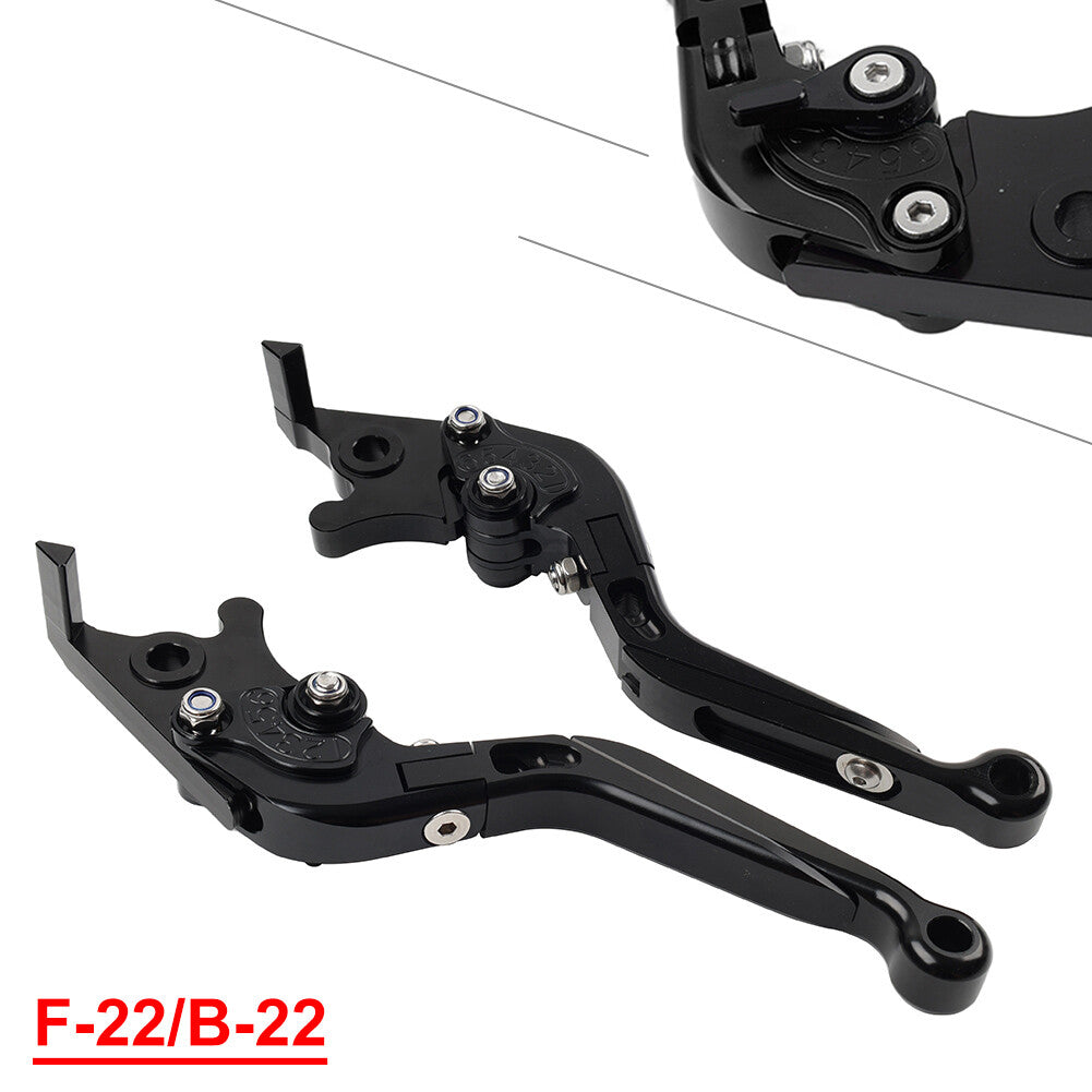 Black Folding Extendable Brake Clutch Levers for BMW S1000RR 2010-14 S1000R 2014