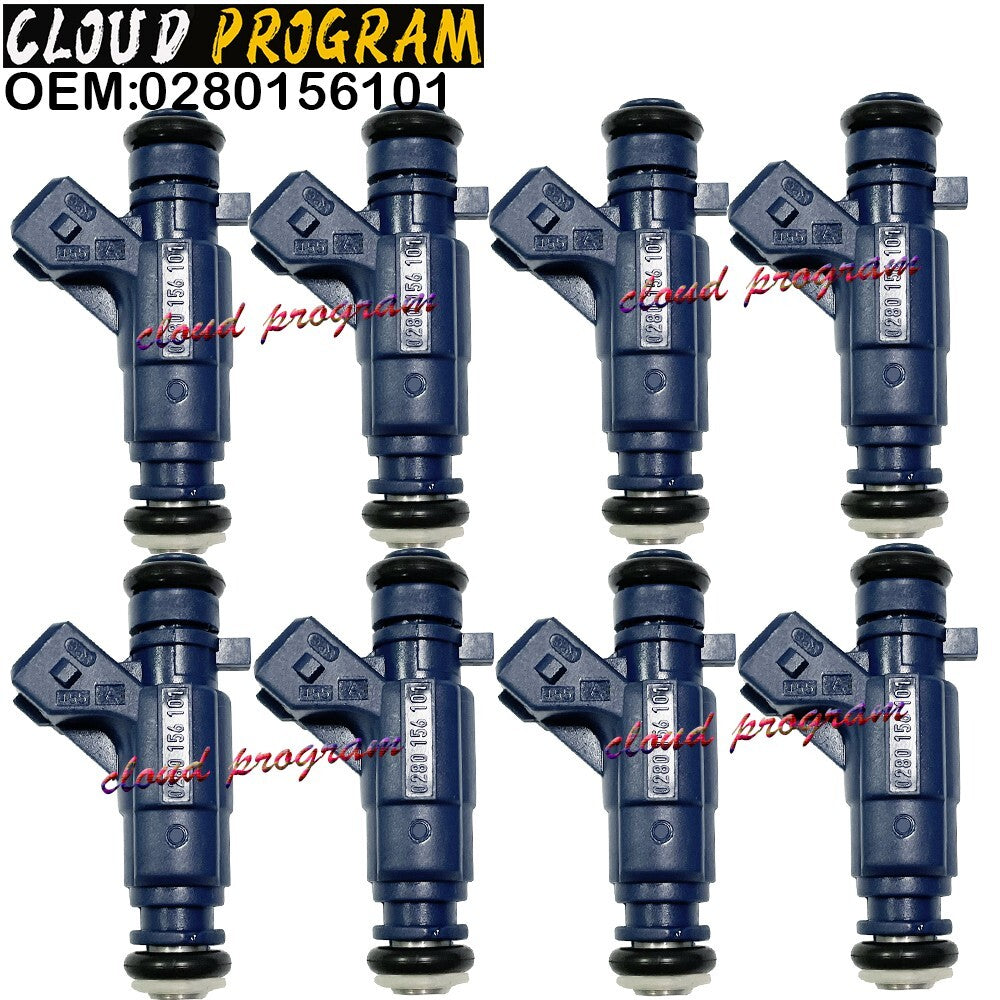 8x Upgrade Fuel Injector 0280156101 For 2003-2005 for Cayenne 4.5L V8 n