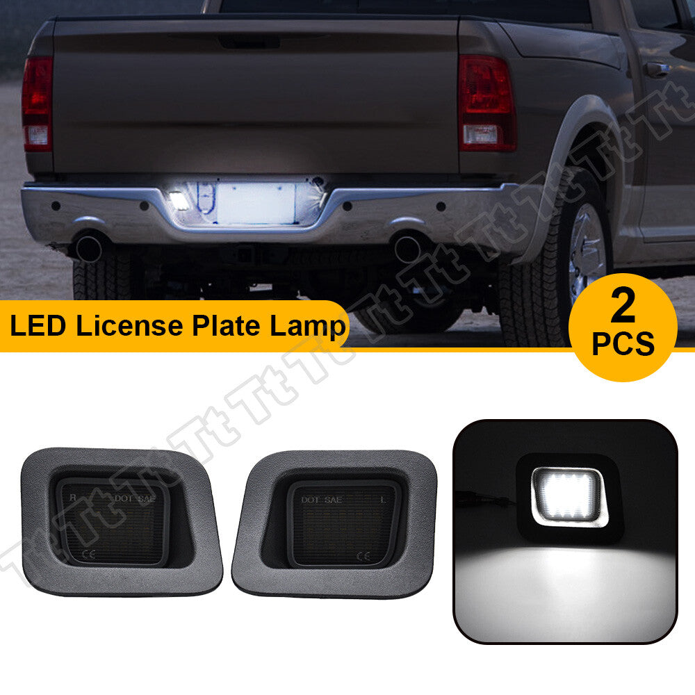 LED third brake light, LED license plate light, 2009-18 for Dodge for Ram 1500 2500 Q