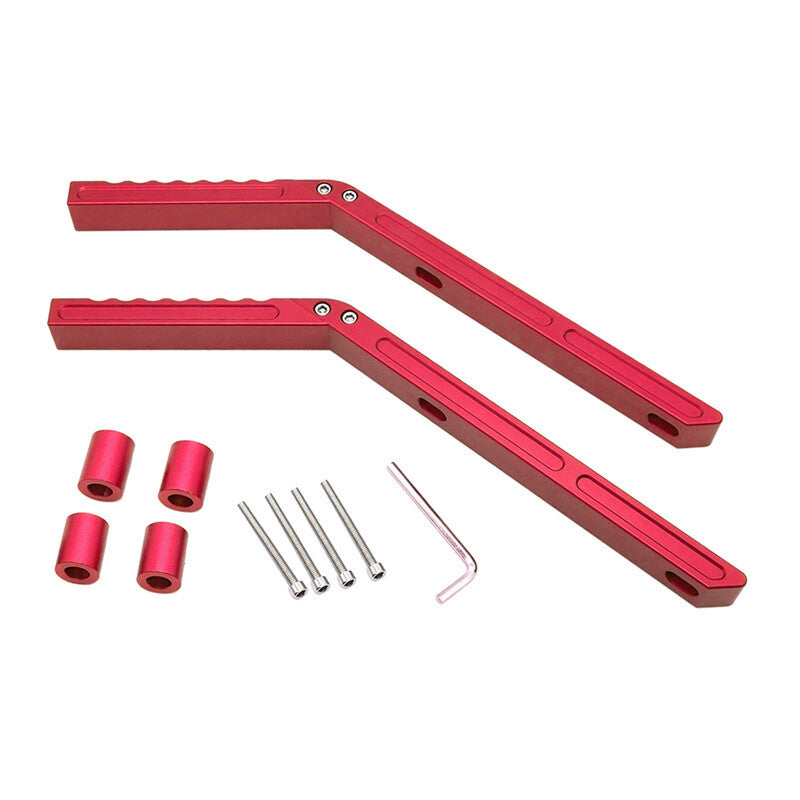 Red rear grab handle, aluminum alloy, suitable for Jeep for Wrangler JK 2007 - 2018, hand-installed.
